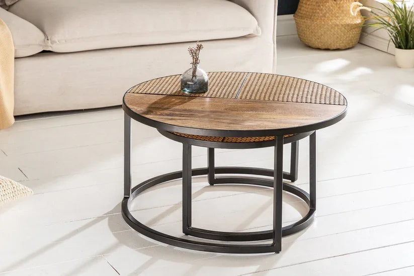 Modern Luxury Solid Wood Coffee Table Iron Base Movable Extendable Custom White Furniture for Farmhouse Living Room Storage