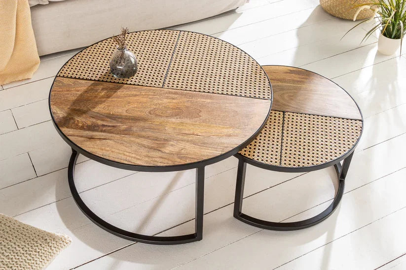 Modern Luxury Solid Wood Coffee Table Iron Base Movable Extendable Custom White Furniture for Farmhouse Living Room Storage