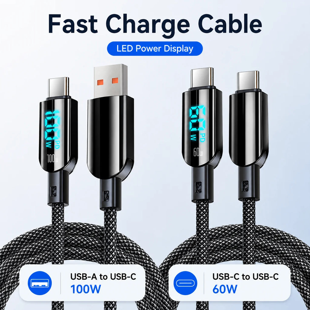 100W USB-C Fast Charging Cable
