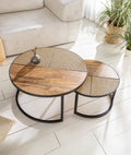 Modern Luxury Solid Wood Coffee Table Iron Base Movable Extendable Custom White Furniture for Farmhouse Living Room Storage