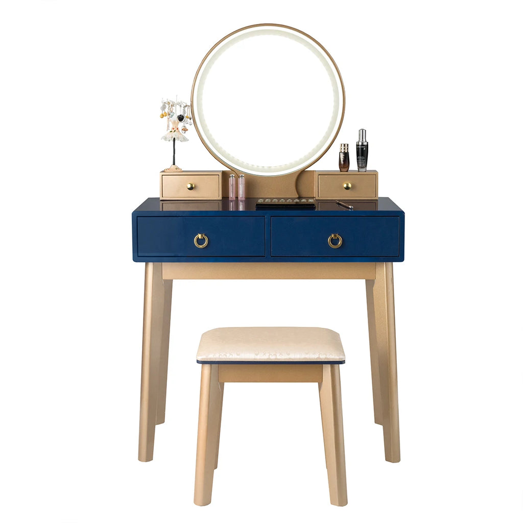 Vintage Dresser Mirror Tables Vanity Makeup Table With Lights
