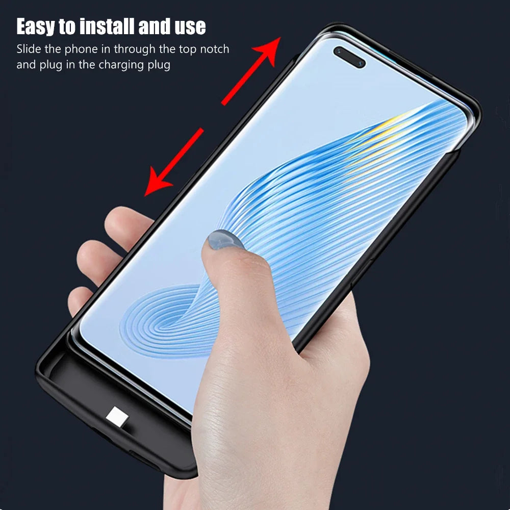 JayoWade 6800Mah for Honor Magic 5 Battery Case Magic 5 Pro Phone Cases for Honor Magic 5 Battery Charger Case Power Bank Cover