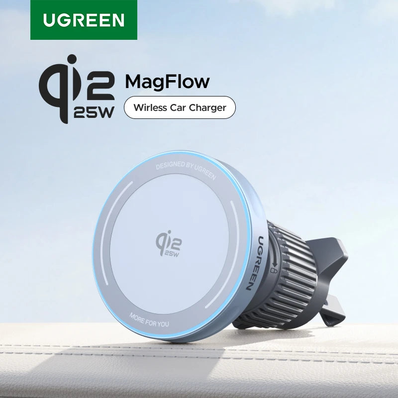 UGREEN Qi2 Magnetic Car Charger