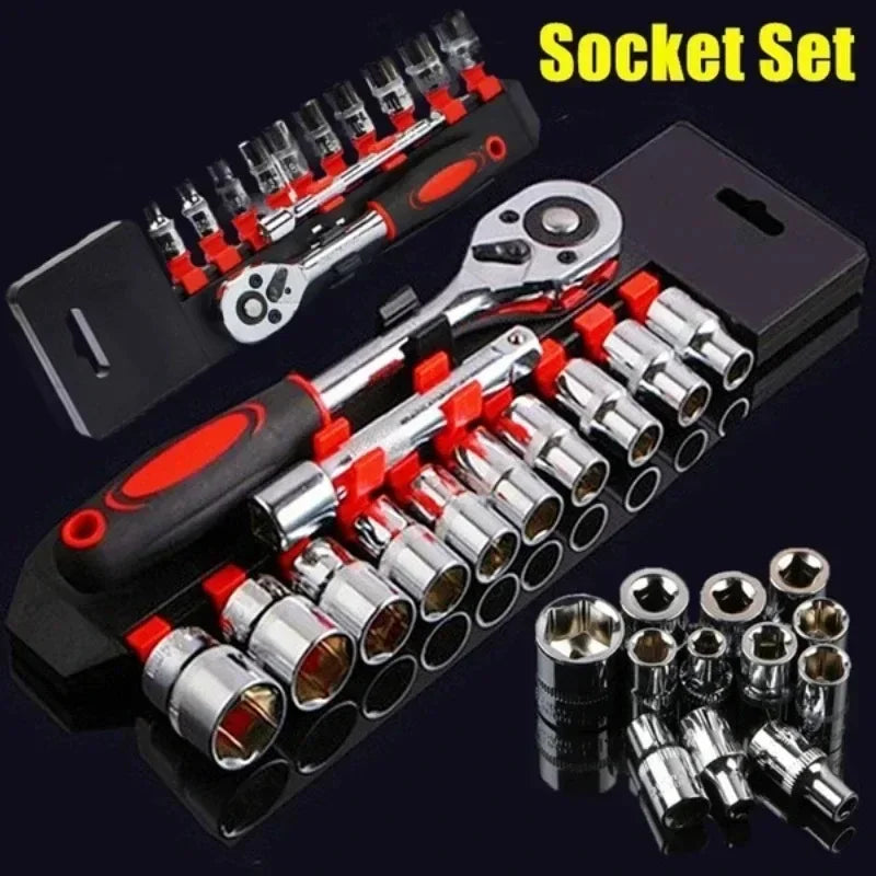 Ratchet Socket Wrench Set