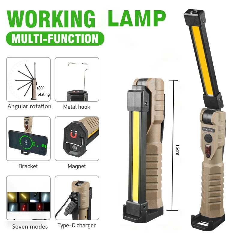 Rechargeable Magnetic Work Light