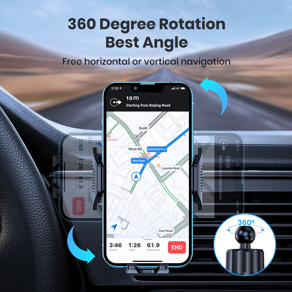 TOPK Car Phone Holder – Universal Air Vent Mount
