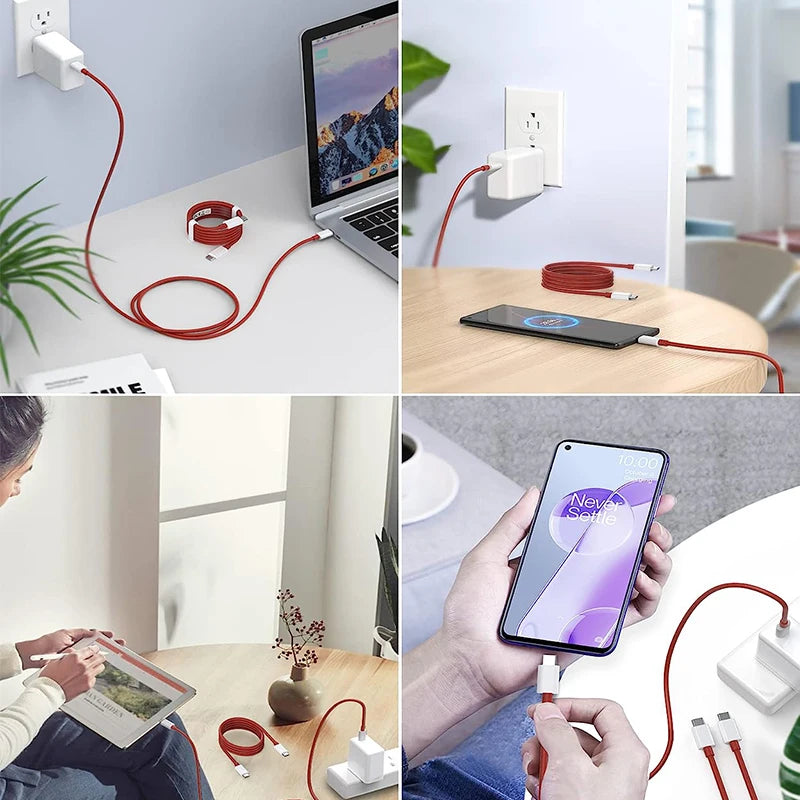 80W USB-C Fast Charging Cable – 5A High-Speed Data & Power Cable