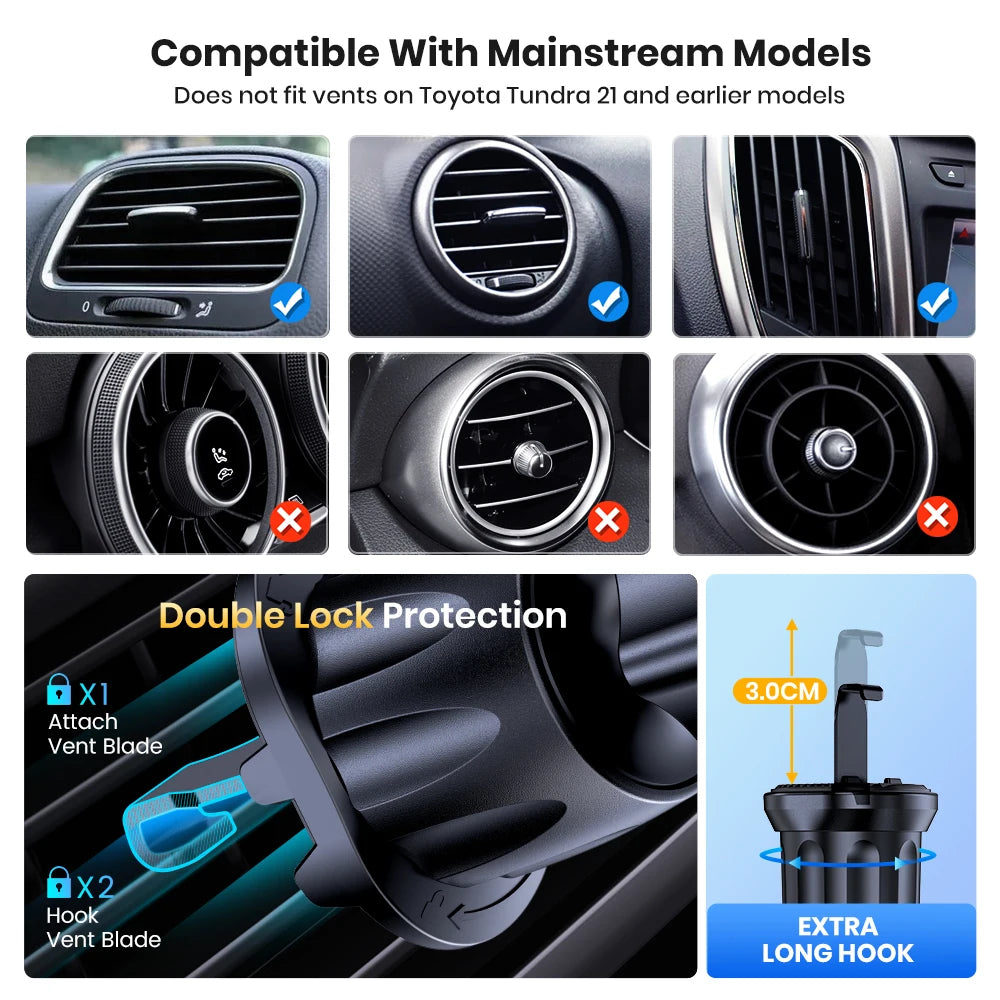TOPK Car Phone Holder – Universal Air Vent Mount