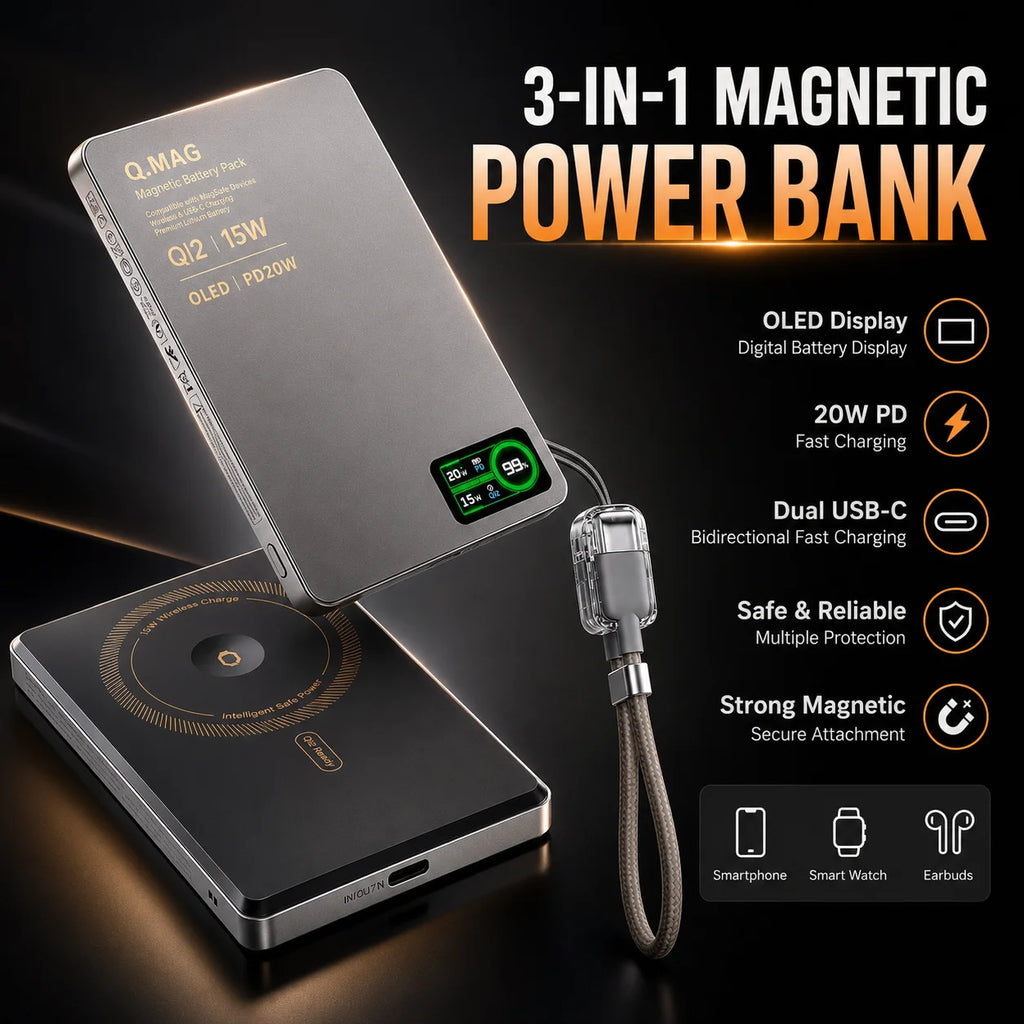 Magnetic Wireless Power Bank