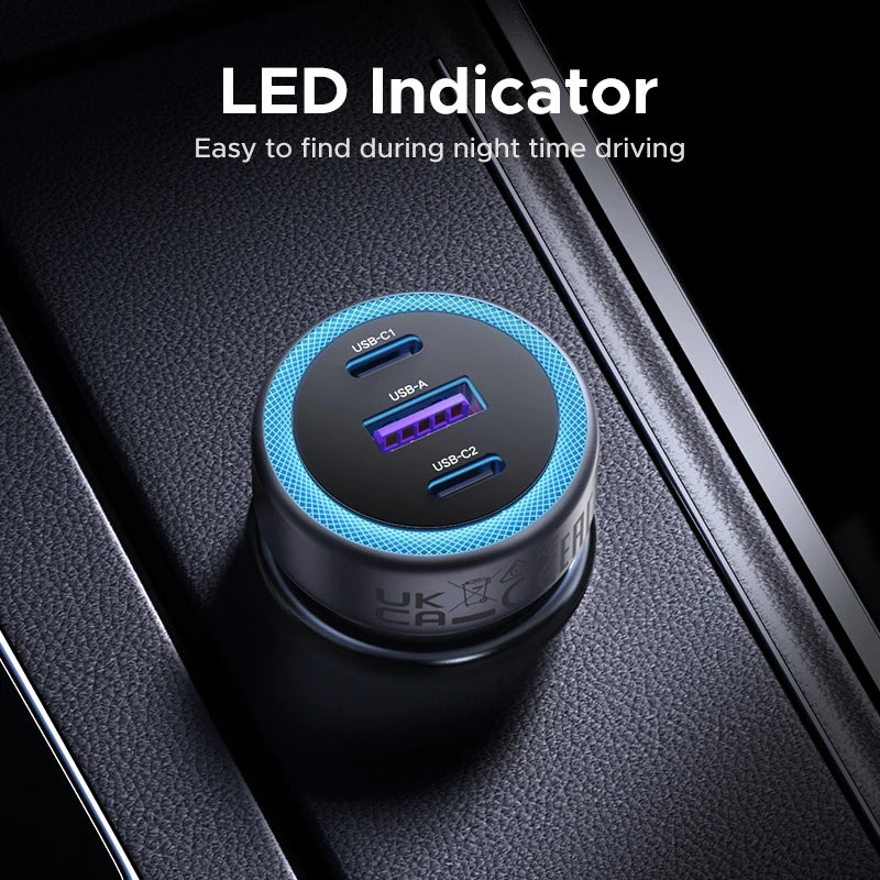 30W USB-C Fast Car Charger