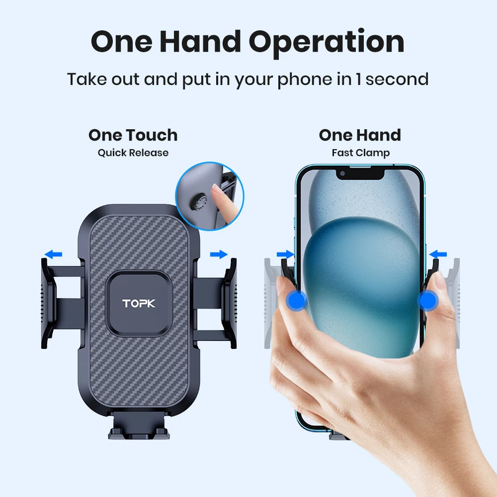 TOPK Car Phone Holder – Universal Air Vent Mount