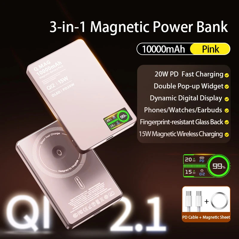 Magnetic Wireless Power Bank